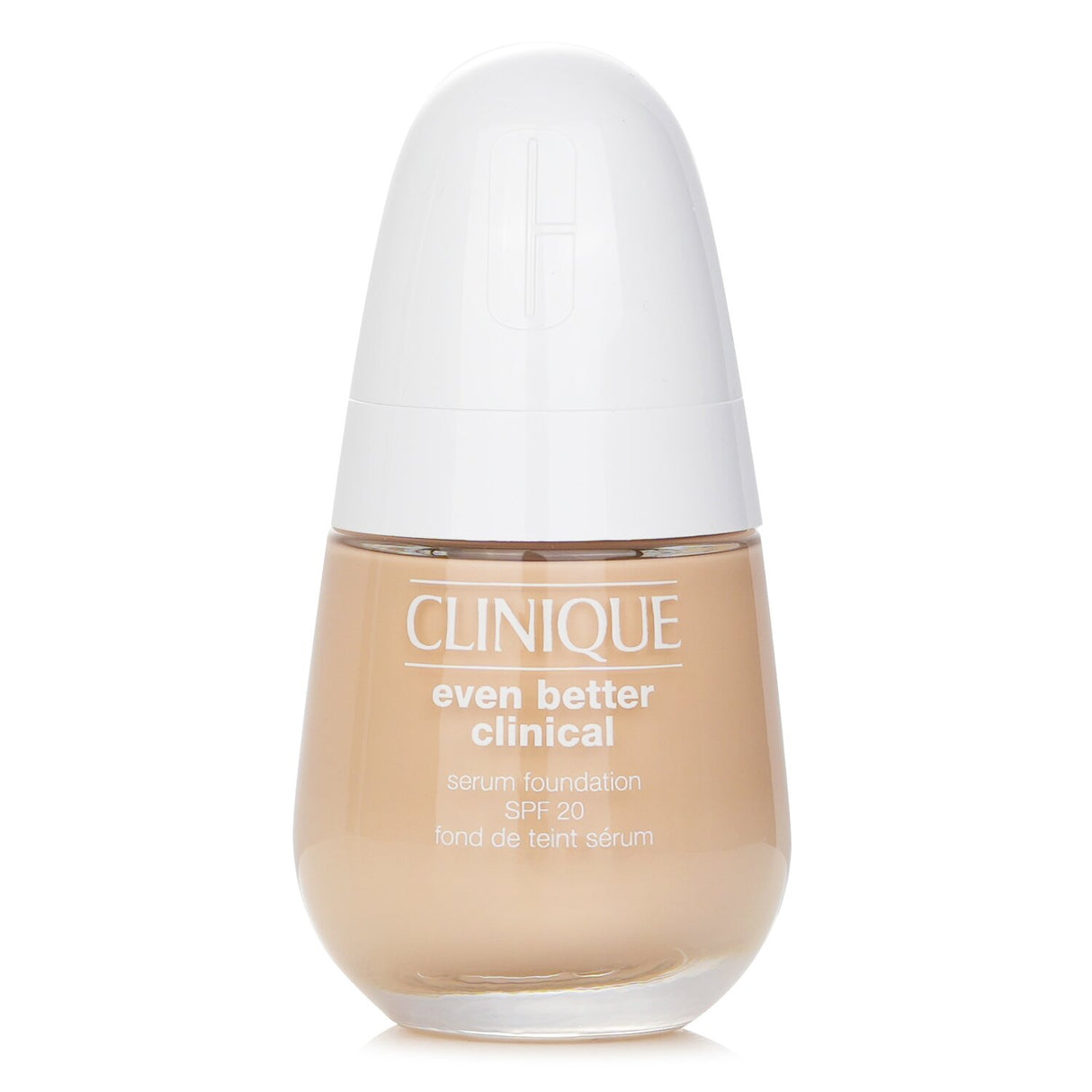 Clinique Even Better Clinical Serum Foundation SPF 20 in #WN 01 Flax offers lightweight, buildable coverage with UV protection.