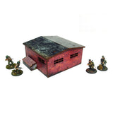 Micro Art Studio - WW2 Normandy Large Brick Shed PREPAINTED [28mm/1:56]