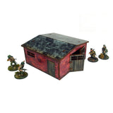 Micro Art Studio - WW2 Normandy Large Brick Shed PREPAINTED [28mm/1:56]