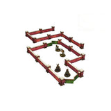 Micro Art Studio - WW2 Normandy Wall w. Gate (low) PREPAINTED [28mm/1:56]