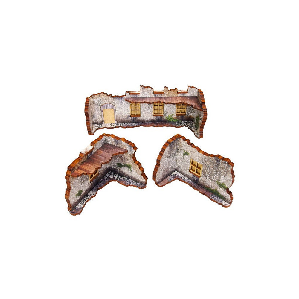 Micro Art Studio - WW2 Normandy Achtung Panzer Ruins 3 PREPAINTED [28mm/1:56]