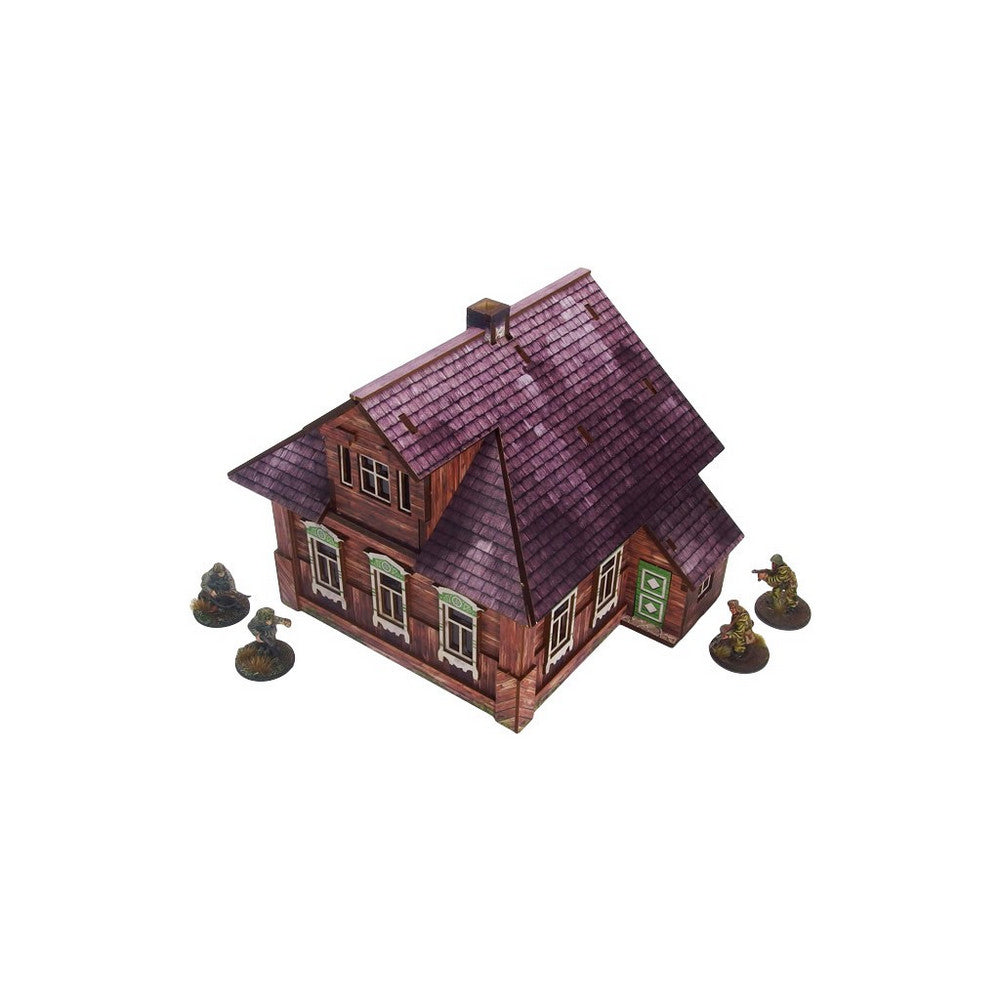 Micro Art Studio - WW2 Ostfront Village Forester's Dacha (1) PREPAINTED
