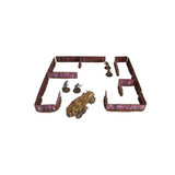 Micro Art Studio - WW2 Ostfront Village Low Fence (18) PREPAINTED [28mm/1:56]