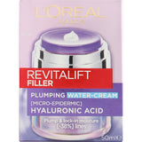 Loreal Revitalift Filler Face Cream Hyaluronic Acid Pluming Water 50mL