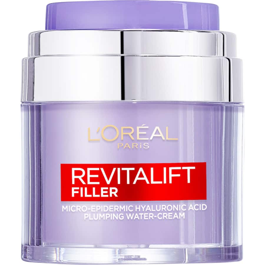 Loreal Revitalift Filler Face Cream Hyaluronic Acid Pluming Water 50mL