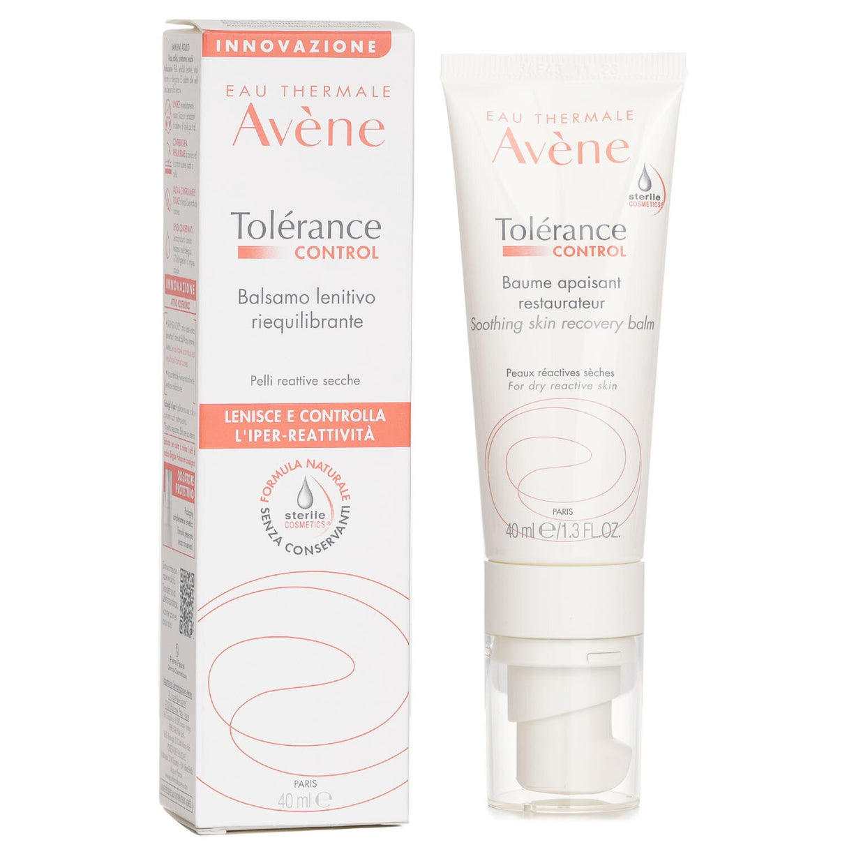 Avene Tolerance CONTROL Soothing Skin Recovery Balm - For Dry Reactive Skin 40ml