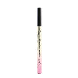 Ultra-waterproof KISS ME liquid eyeliner in Deep Black with 0.1mm tip for precise, long-lasting application.