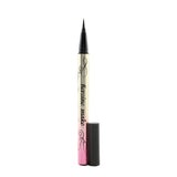 Ultra-waterproof liquid eyeliner in deep black with a precision tip for smooth application and long-lasting wear.