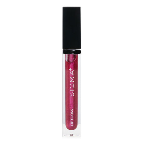 Sigma Beauty Lip Gloss in #Heartfelt, a vegan, non-sticky formula with high shine and sheer to medium coverage for radiant lips.