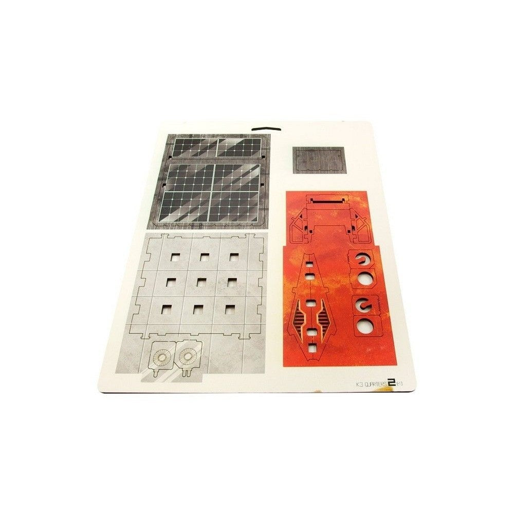 Micro Art Studio - Infinity Scenery - Kokkyo-3 Quarters (2) PREPAINTED (red)