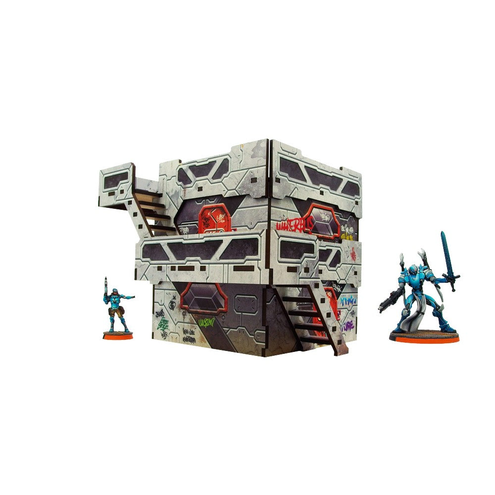 Micro Art Studio - Infinity Scenery - Precinct Sigma Cubicle (2) PREPAINTED