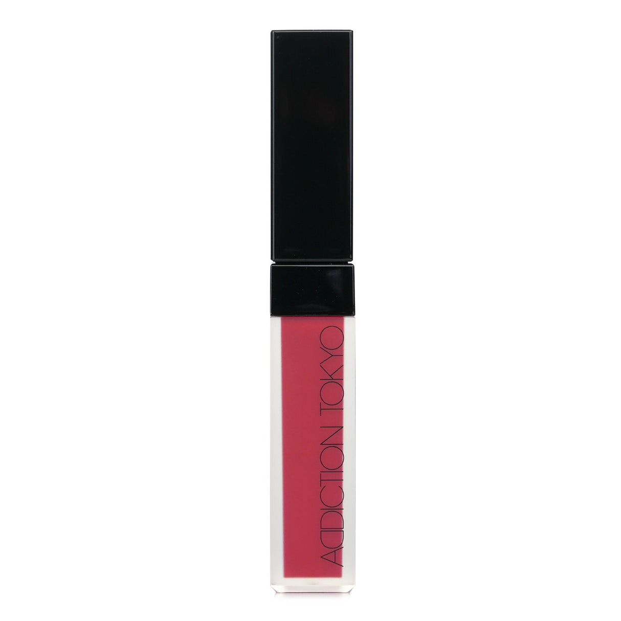 Vivid matte liquid lipstick in #005 Red Red, offering long-lasting color with a weightless, comfortable wear. Fragrance-free.