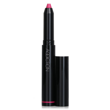 ADDICTION Lipcrayon in #002 Rose Petal, a hydrating crayon delivering vivid, long-lasting lip color with a velvety finish.