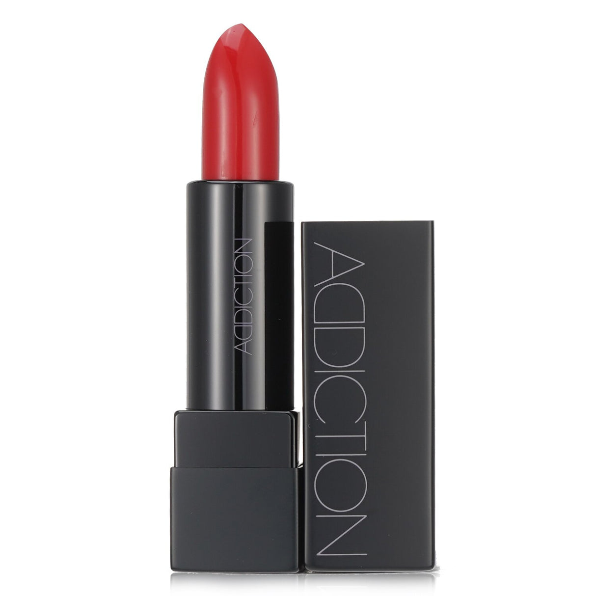 Luxurious bold lipstick in deep hue #011 Monroe Walk, plumping and long-lasting with vivid color and shine. Fragrance-free.