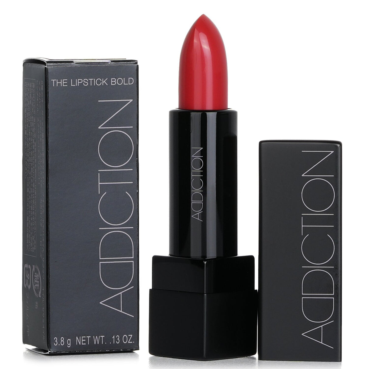 Deep bold lipstick #012 Wake Me Up, plumps lips with vivid color and smooth texture for a striking, long-lasting look.