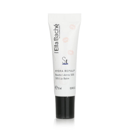 Ella Bache Hydra Repulp SOS Lip Balm in a 10ml tube, offering deep hydration and rejuvenation for very dry lips.