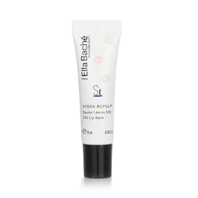 Ella Bache Hydra Repulp SOS Lip Balm in a 10ml tube, offering deep hydration and rejuvenation for very dry lips.