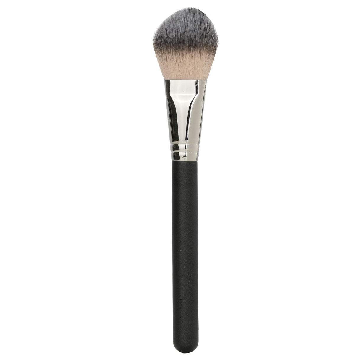 MAC - 127 Synthetic Split Fibre Face Brush with paddle shape and 50/50 fibers for diffused and polished makeup application.