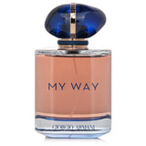 Giorgio Armani My Way Intense 90ml Eau De Parfum showcasing floral woody notes of orange blossom, tuberose, sandalwood, and vanilla.