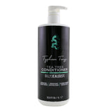 Energizing Tea Tree Conditioner for men, thickens hair, nourishes with Coconut Oil, and revitalizes scalp for healthier locks.