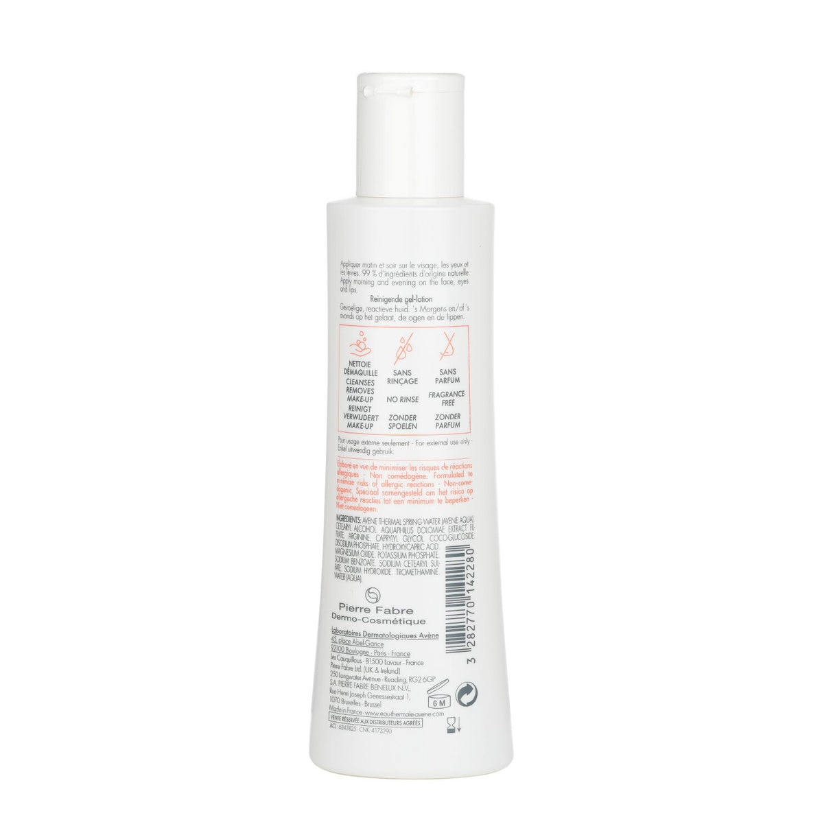 Avene - Tolerance Extremely Gentle Cleanser (Face & Eyes) - For Sensitive to Rea