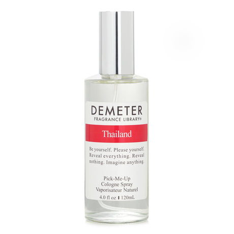 Demeter Thailand Cologne Spray, 120ml, captures vibrant Thai market spices for a fresh, invigorating fragrance for all.