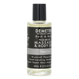 Demeter New Car Massage & Body Oil 60ml, featuring a nourishing blend with a fresh, unique scent and non-greasy texture.