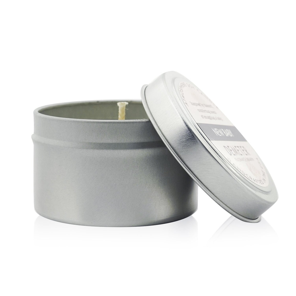 Handcrafted 170g soy candle in New Baby scent, perfect for nurseries and creating a calming atmosphere.