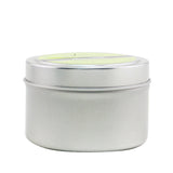 Golden Delicious soy candle in a glass jar, emitting a sweet apple aroma, ideal for creating a warm, inviting ambiance.