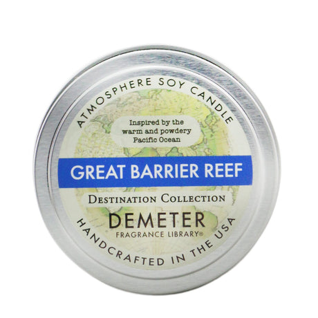 Indulge in the calming fragrance of the Great Barrier Reef with this handcrafted 170g soy candle, perfect for enhancing ambiance.