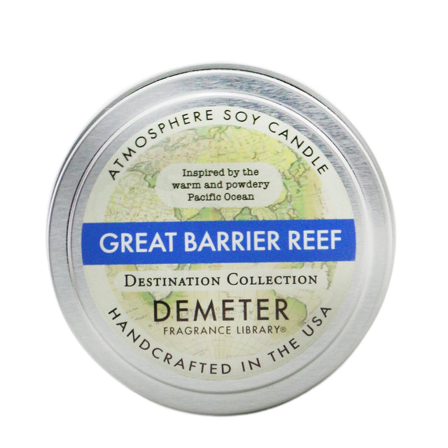 Indulge in the calming fragrance of the Great Barrier Reef with this handcrafted 170g soy candle, perfect for enhancing ambiance.