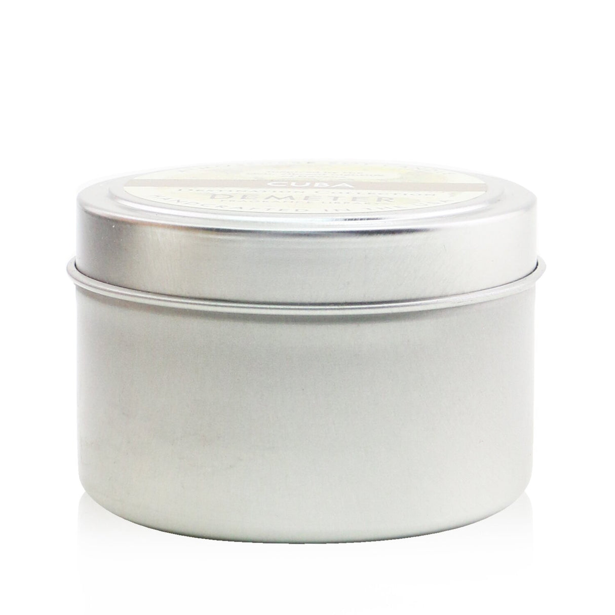 Enchanting Demeter Atmosphere Soy Candle in Cuba, 170g, infusing your space with a warm, inviting fragrance and cozy ambiance.