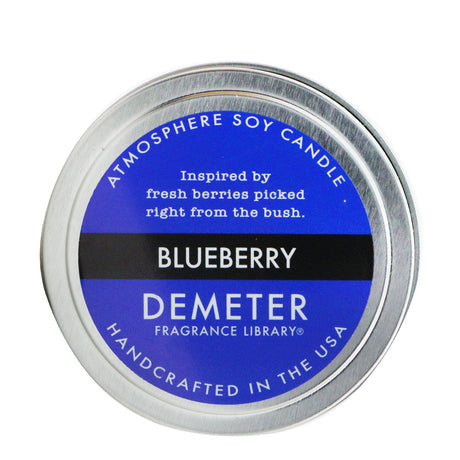 Demeter Blueberry Soy Candle (170g) with inviting fragrance, handcrafted for a clean, eco-friendly ambiance in any space.