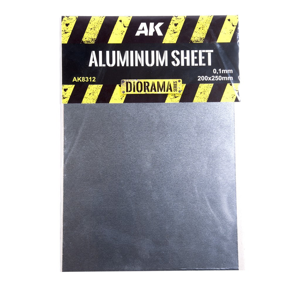 AK Interactive - Building Materials - Aluminium Sheet 100Um 200X250Mm