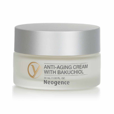 Neogence Anti-Aging Cream with Bakuchiol: Revitalizes tired skin with plant-derived ingredients for a youthful, radiant glow.