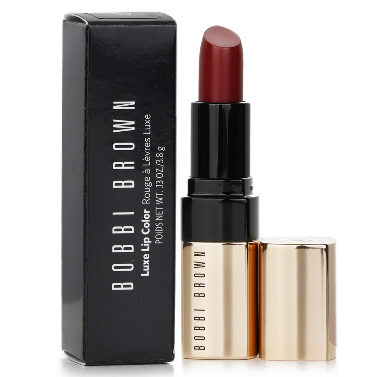 Luxurious Bobbi Brown lipstick in #68 Rare Ruby, offering vibrant color, hydration, and lip-plumping benefits.