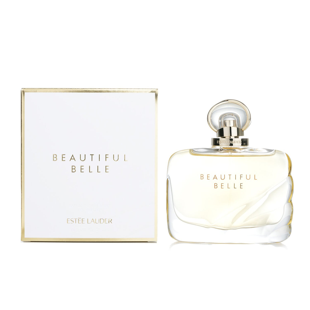 Estee Lauder Beautiful Belle Eau De Parfum Spray, 100ml, featuring floral fruity notes perfect for day-to-night elegance.