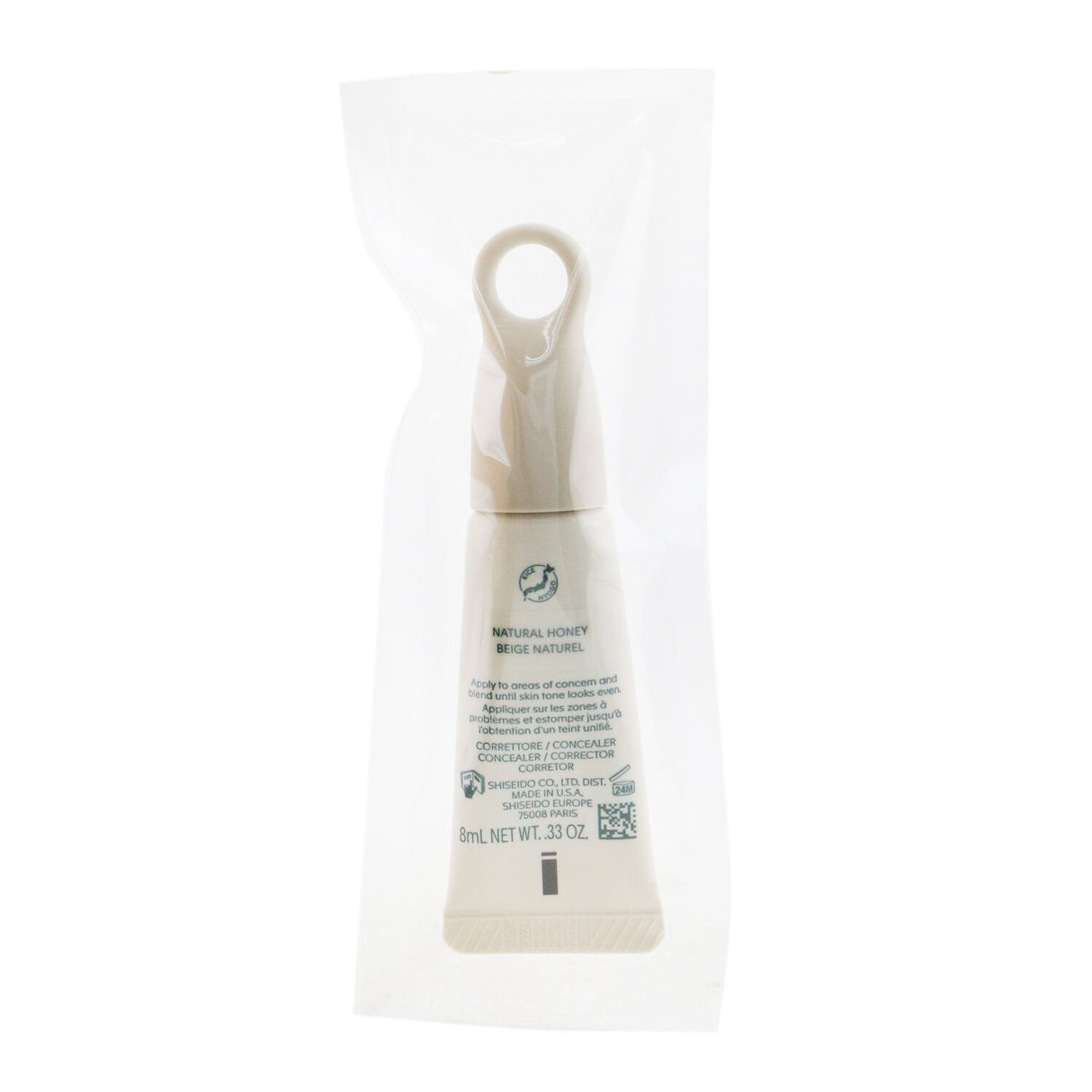 Lightweight creamy tinted spot treatment and concealer with Koshihikari Rice Extract for blemish care in #Natural Honey.