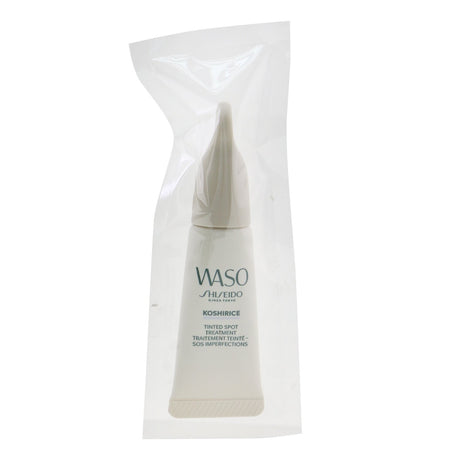 Shiseido Waso Koshirice Tinted Spot Treatment in Golden Ginger, a 8ml tinted concealer for blemishes with skincare benefits.