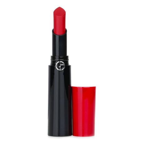 Giorgio Armani Lip Power #400, a satin lipstick with vivid color, long wear, and easy application for elegant looks.