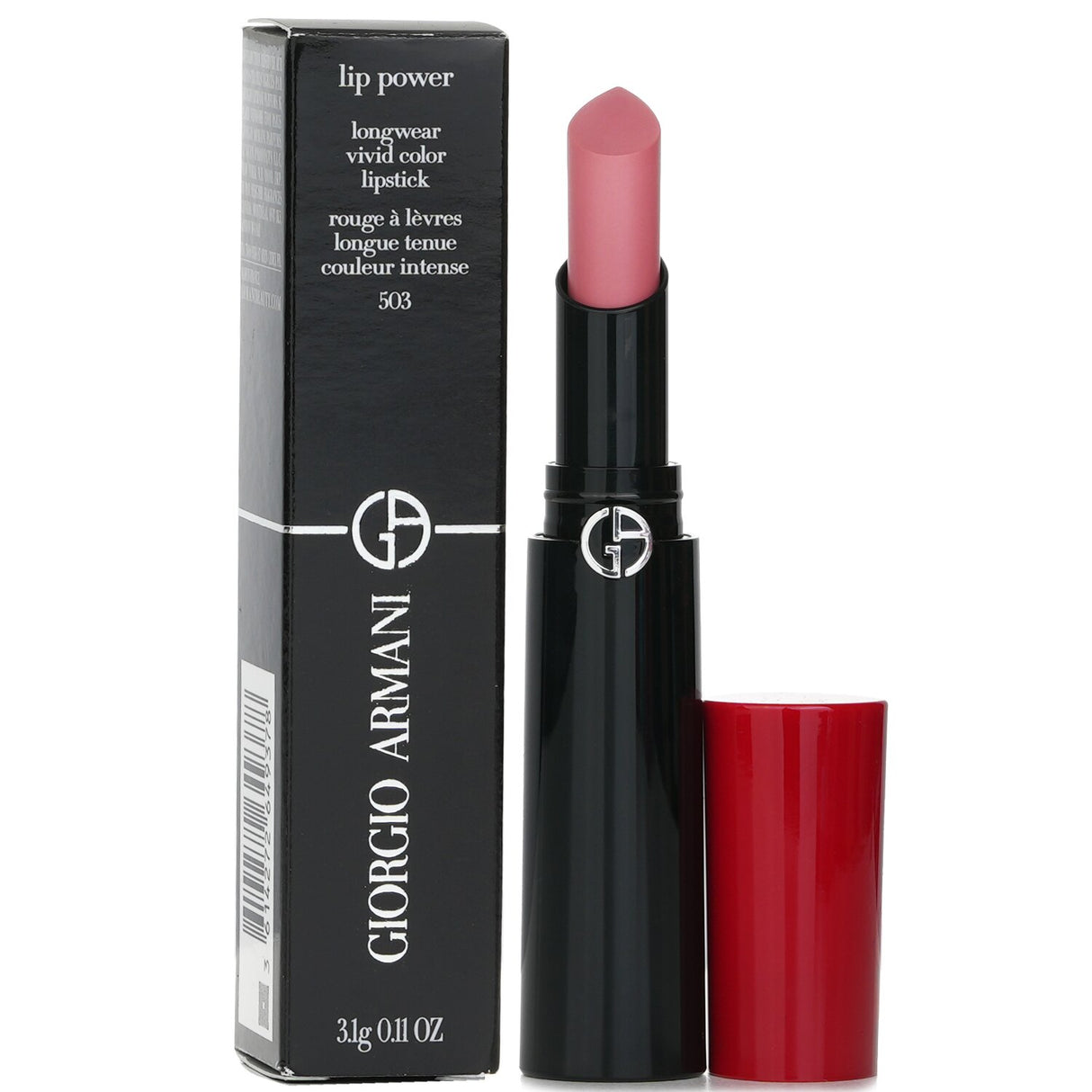 Giorgio Armani - Lip Power Longwear Vivid Color Lipstick - # 503 Eccentrico  - 3