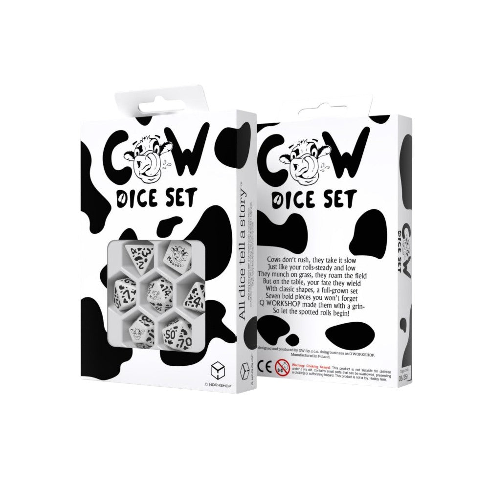 Q Workshop - Cow Dice Set: MOOzilla