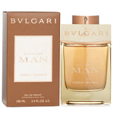 Bvlgari Man Terrae Essence Eau De Parfum, 100ml: A woody, fresh fragrance with notes of citron, orris, and earthy accords.