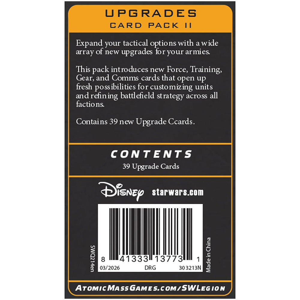 Star Wars: Legion  - Upgrade Card Pack II