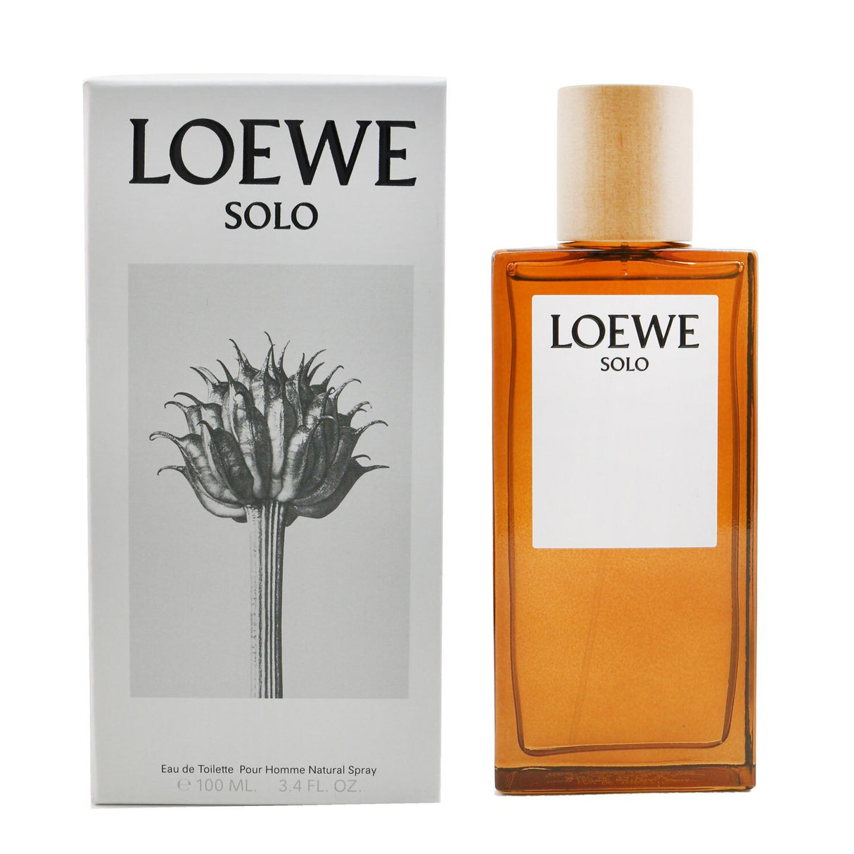 Loewe Solo Eau De Toilette Spray 100ml: A modern men's fragrance with fruity, spicy notes in an elegant bottle.