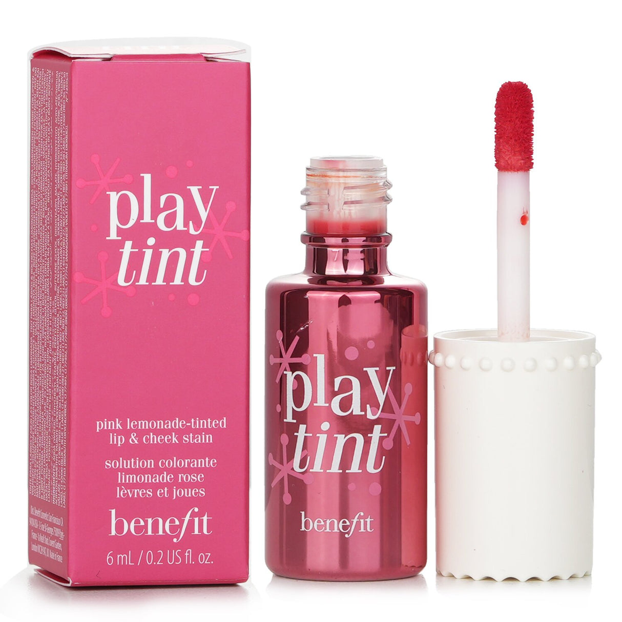 Sheer pink-lemonade lip and cheek stain with long-lasting, smudge-proof color for a radiant, vibrant look.