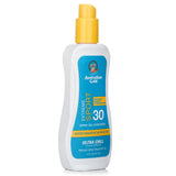 Australian Gold Extreme Sport Spray Gel SPF 30 in 237ml bottle, designed for active lifestyles with cooling effects and broad UV protection.