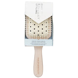 Philip Kingsley Vented Paddle Brush for thick, long hair; antistatic, cushioned base, vented design for faster drying.