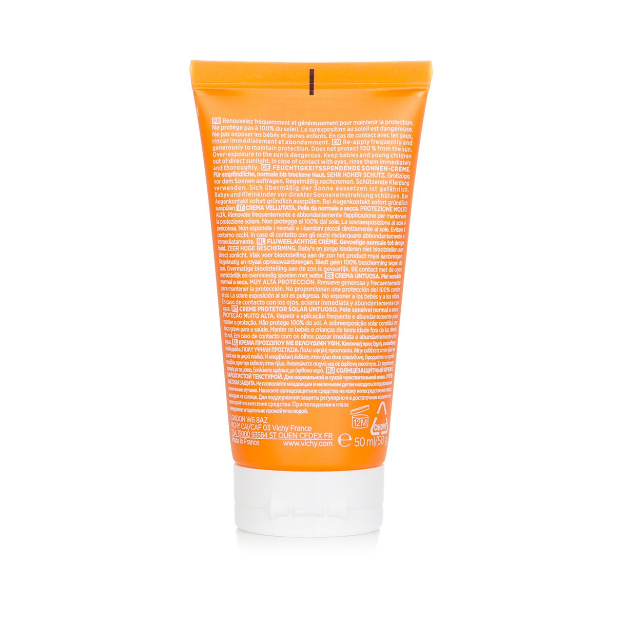 Vichy - Capital Soleil Skin Perfecting Velvety Cream SPF 50 - Water Resistant (N