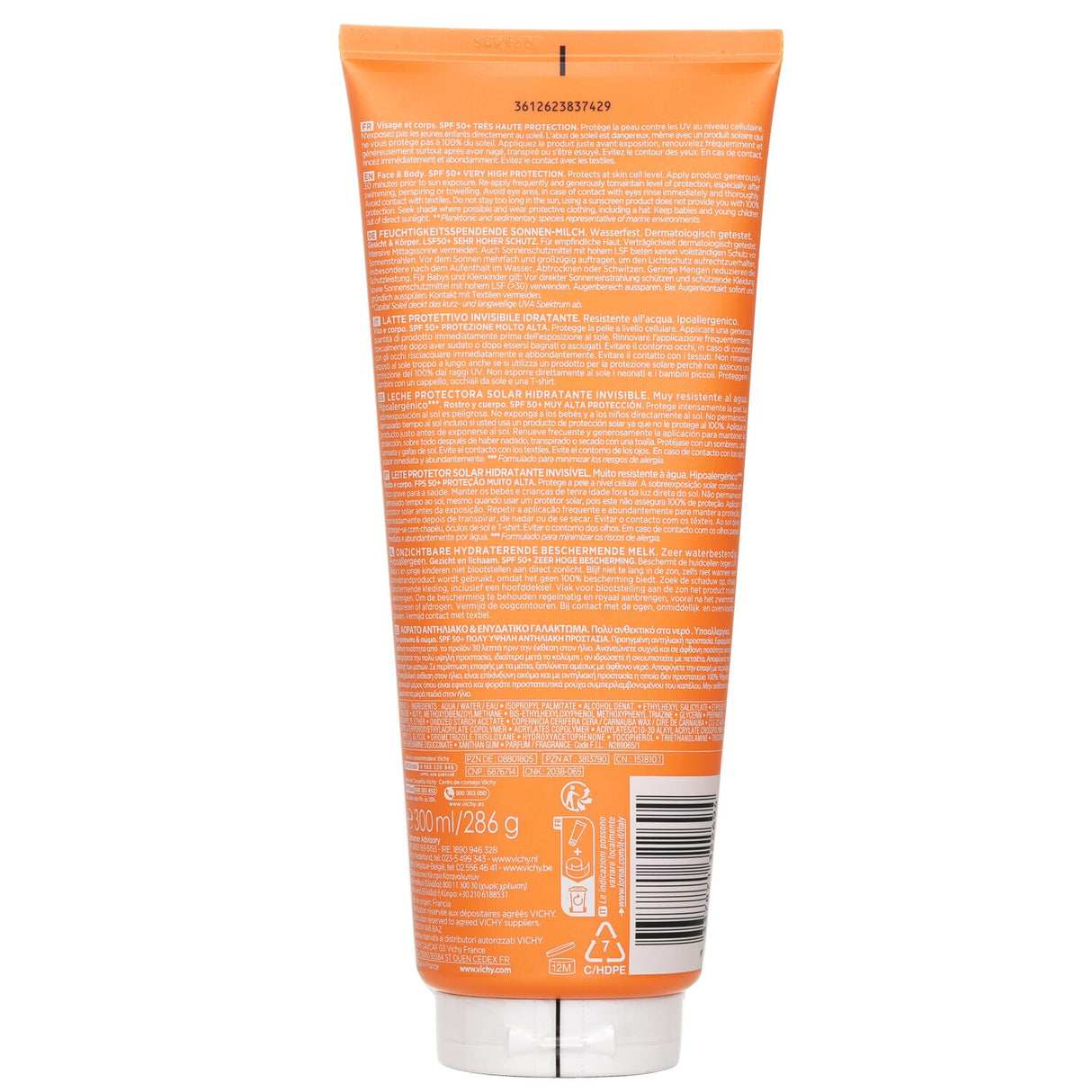 Vichy - Capital Soleil Fresh Protective Milk SPF 50 (Water Resistant - Face & Bo